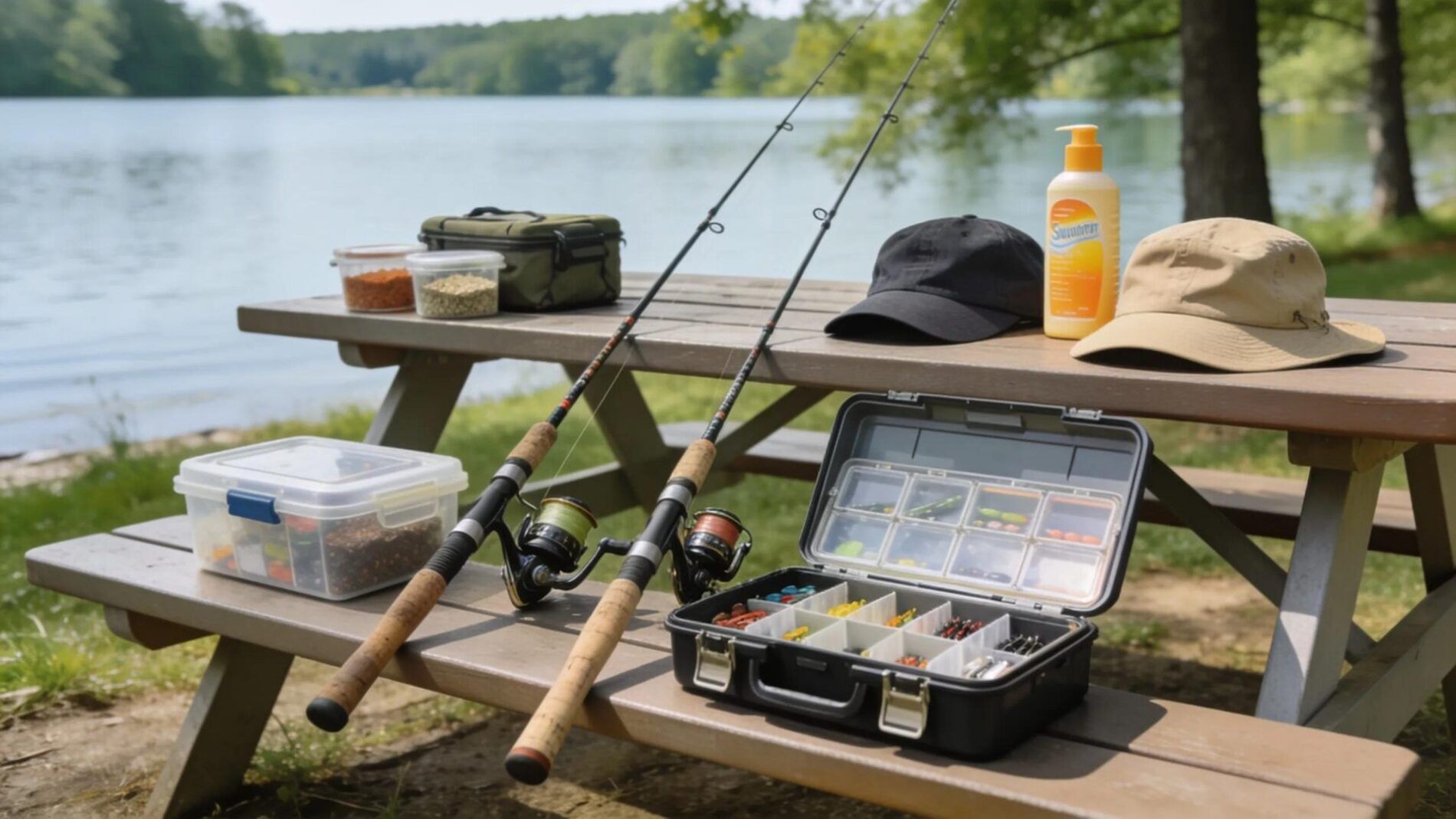 Fishing gear and preparation essentials for a successful fishing trip in Waukesha
